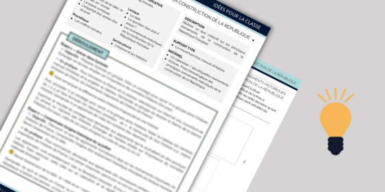 Connaître les évènements de la construction de la république