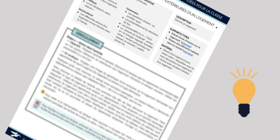 Décrire les parties intérieures et extérieures d'un logement